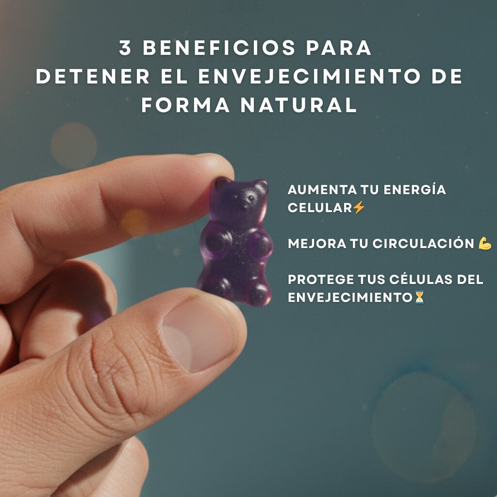 Timeless™ | Gomitas Anti-edad con Resveratrol