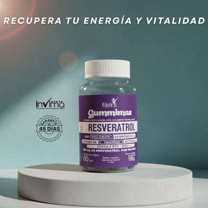Timeless™ | Gomitas Anti-edad con Resveratrol
